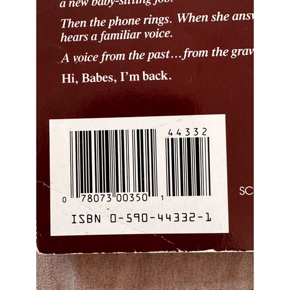 The Babysitter II R.L. Stine Paperback Vintage 1991 Scholastic Pocket Size Book - Picture 3 of 7